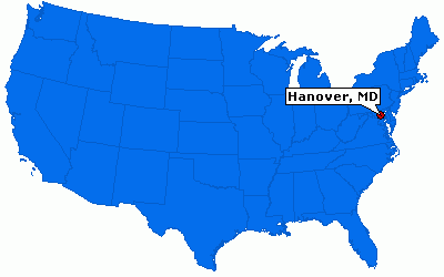 Hanover, Maryland pixepodunkcomlocatorMapsmdMD2612gif