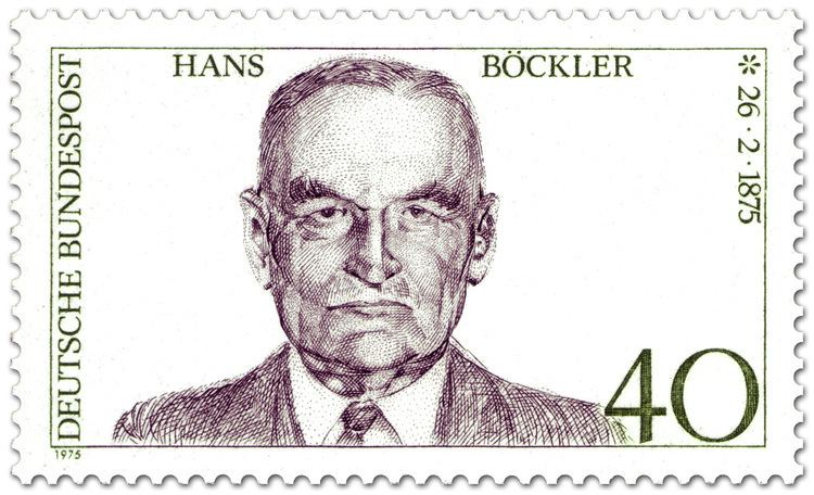 Hans Böckler Hans Bckler Politiker Briefmarke 1975