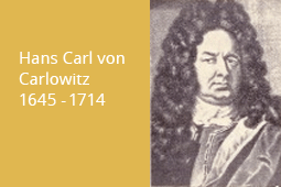 Hans Carl von Carlowitz Hans Carl of Carlowitz schaeffer schmid and partner