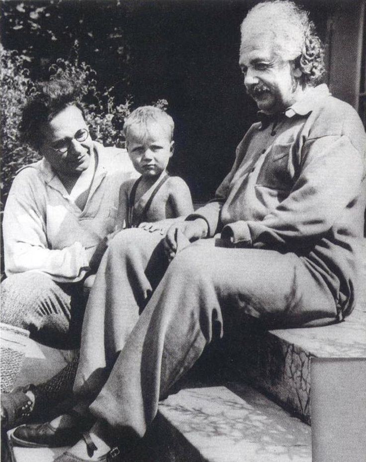 Hans Einstein Einstein with his eldest son Hans Albert an engineer