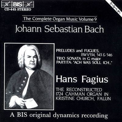 Hans Fagius Bach The Complete Organ Music Vol 9 Hans Fagius