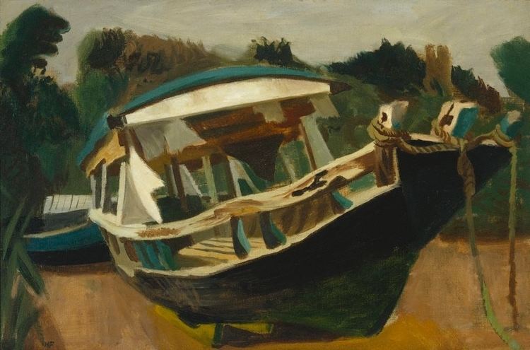 Hans Feibusch The old houseboat by Hans Feibusch The Collection