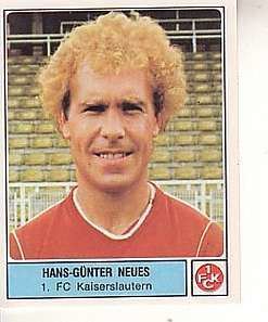 Hans-Günter Neues Panini Fussball 1979 Hans Gnter Neues 1 FC Kaiserslautern Bild 204