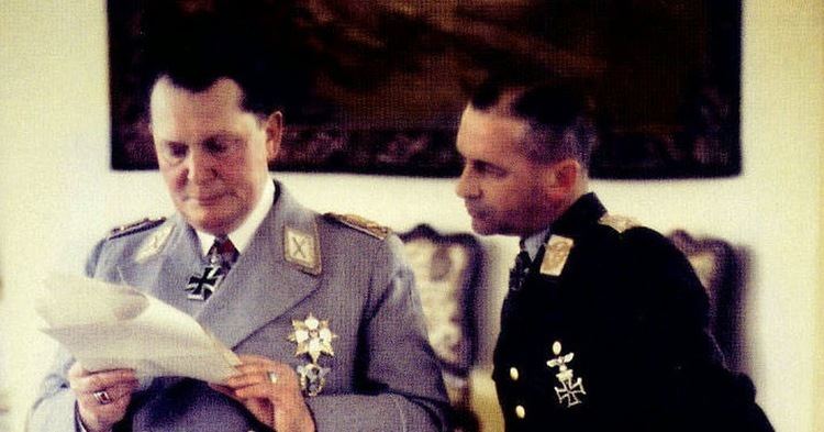 Hans Jeschonnek World War II in Color Hermann Gring and Hans Jeschonnek