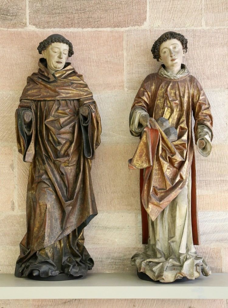 Hans Klocker FileHll Leonhard und Stephanus Hans Klocker Brixen um 1495