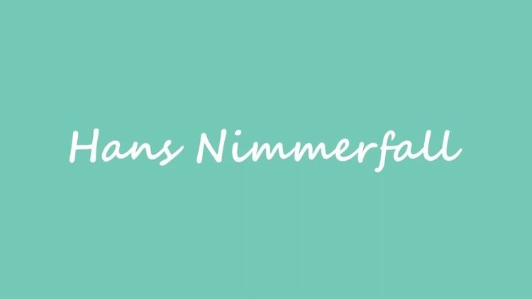 Hans Nimmerfall OBM Politician Hans Nimmerfall YouTube