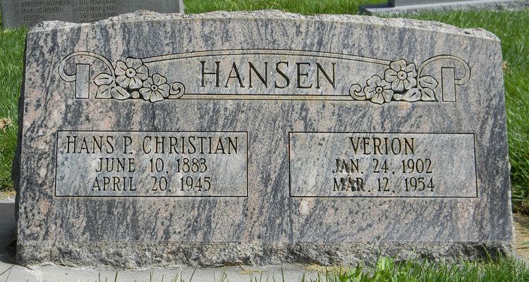 Hans Peter Christian Hansen Hans Peter Christian Hansen 1883 1945 Find A Grave Memorial