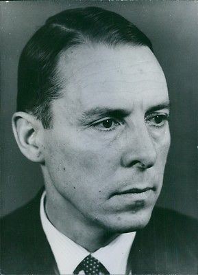 Hans-Peter Tschudi Vintage Photo Of Portrait Of Hanspeter Tschudi A Swiss Politician