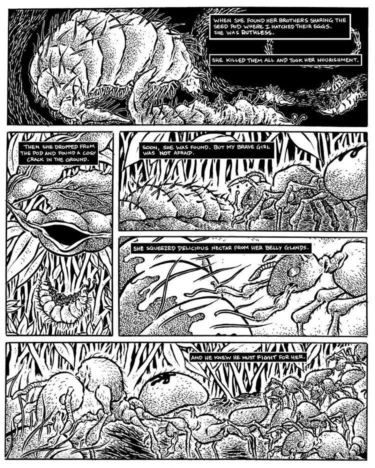 Hans Rickheit Insect Horror Webcomic by Paul Slade and Hans Rickheit