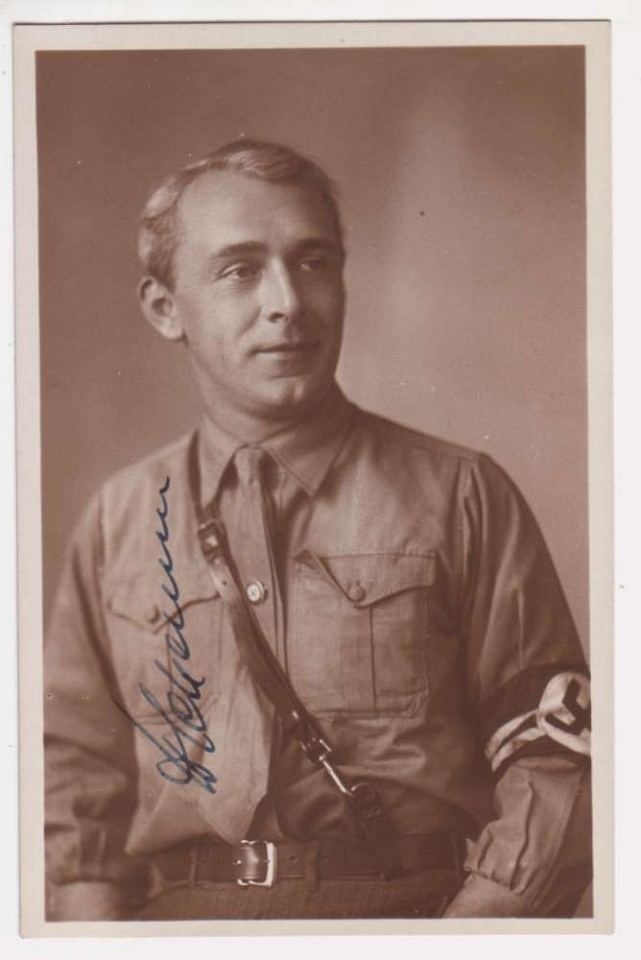Hans Schemm Original signature of Gauleiter Hans Schemm 1937