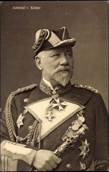 Hans von Koester Postcard portrait des Groadmirals Hans von Koester akpoolcouk