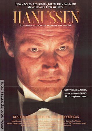 Hanussen (1988 film) Hanussen poster 1988 Klaus Maria Brandauer original