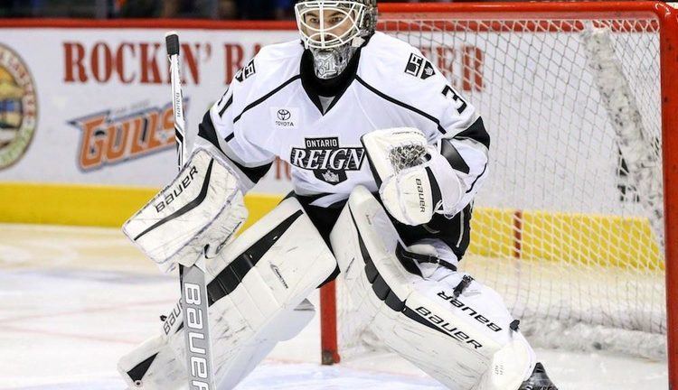 Hap Holmes Budaj wraps up Hap Holmes Award TheAHLcom The American Hockey