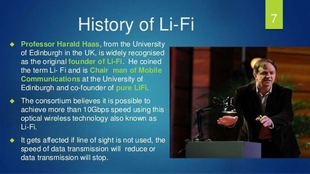Harald Haas (engineer) Li filight fidelitythe future technology in wireless