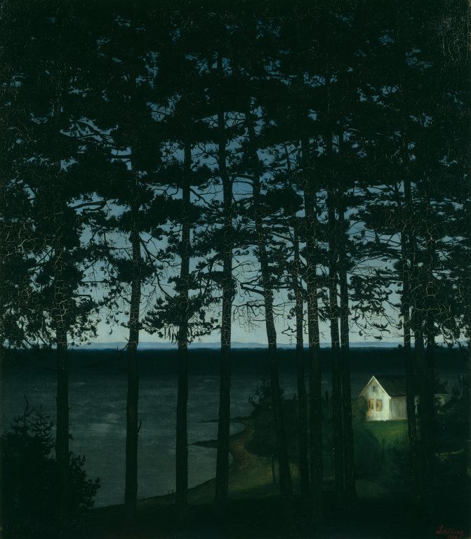 Harald Sohlberg Fisherman39s Cottage The Art Institute of Chicago