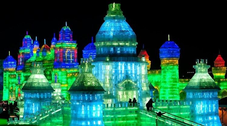 Harbin International Ice and Snow Sculpture Festival Harbin International Ice and Snow Sculpture Festival China Video