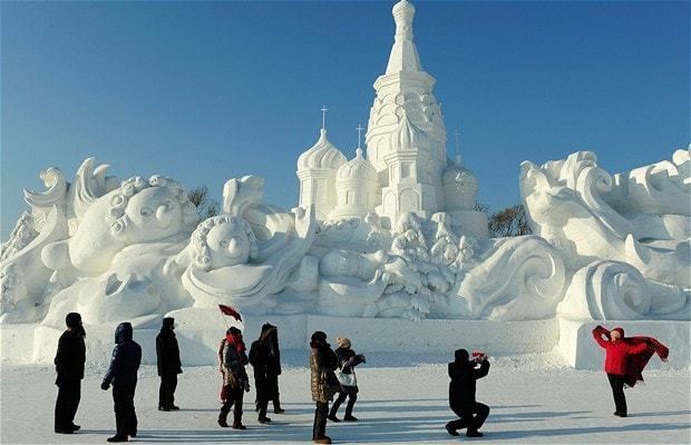 Harbin International Ice and Snow Sculpture Festival The Harbin International Ice and Snow Festival Telegraph