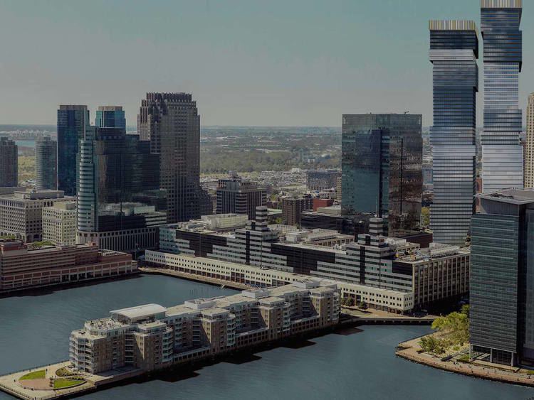 Harborside (Jersey City) Lease Class A Superwide Office Space in Jersey City Harborside