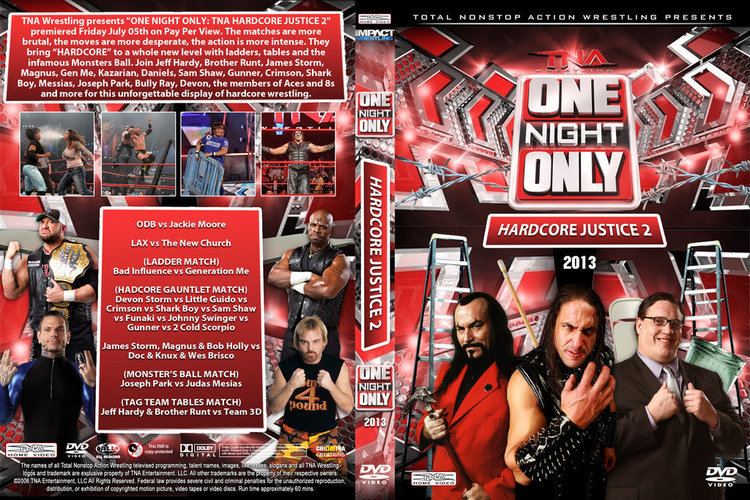 Hardcore Justice TNA One Night Only HardCore Justice 2 DVD Cover by Chirantha on