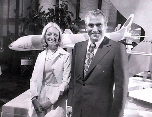 Harding Lawrence Mary Wells and Harding Lawrence CEO of Braniff Airlines and Marys