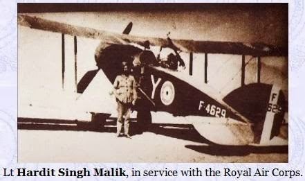 Hardit Malik First Indian Pilot Sardar Hardit Singh Malik The Sikh Foundation