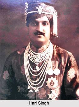 Hari Singh Singh Ruler of Jammu Kashmir