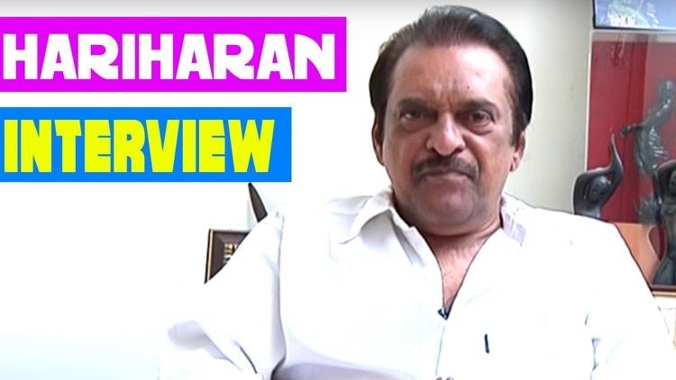 Hariharan (director) Director Hariharan Interview National Award winner Hariharan