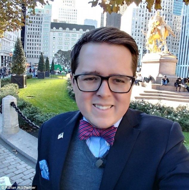Harlan Hill Trumpsupporting Democrat Harlan Hill is driving Channel Nine39s US
