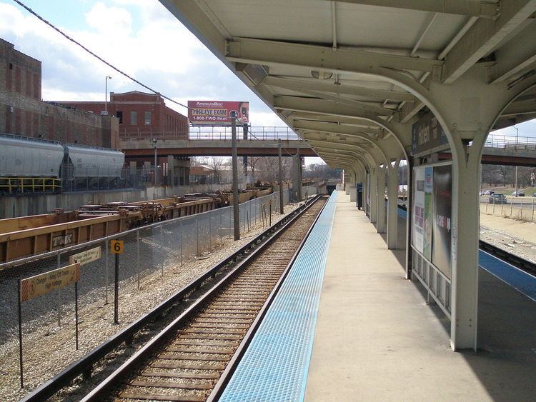 Harlem station (CTA Blue Line Congress branch)