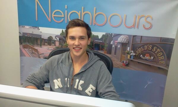 Harley Bonner Neighbours on Twitter quotHarley Bonner chatting with the Couch Time