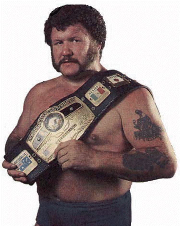 Harley Race Daily Pro Wrestling History 0801 Harley Race downs Jumbo Tsuruta