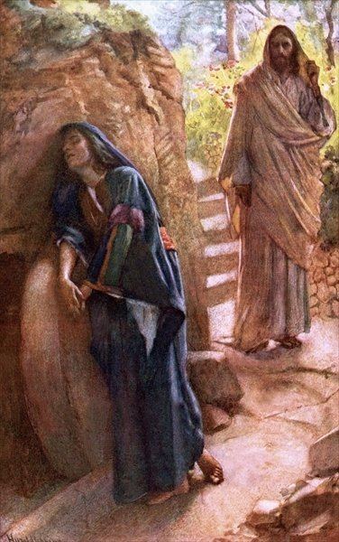 Harold Copping Mary Magdalene at the Sepulchre Posters amp Prints by Harold