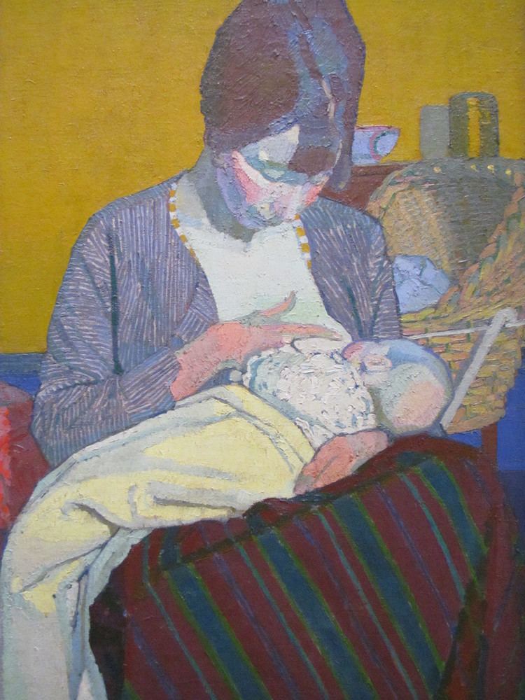 Harold Gilman Mother and Child Harold Gilman reminds me of Gauguin and