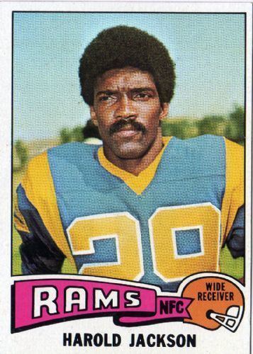 Harold Jackson (American football) LOS ANGELES RAMS Harold Jackson 505 TOPPS 1975 NFL