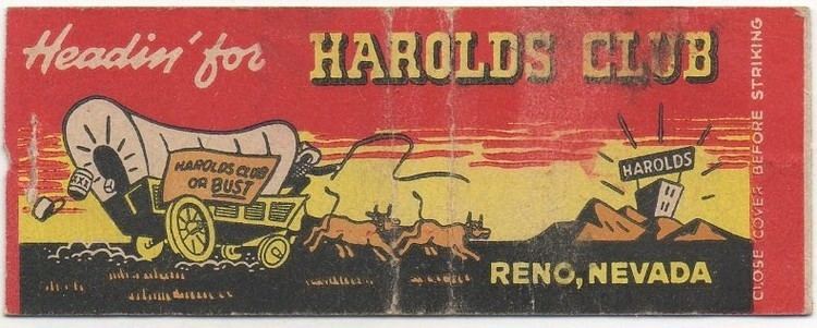 Harold's Club Playle39s Harolds Club Reno Nevada Matchbook Cover Store Item