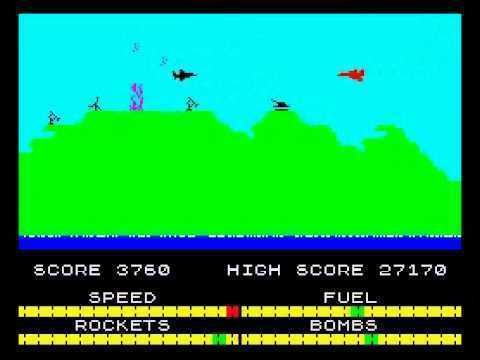 Harrier Attack Harrier Attack Walkthrough ZX Spectrum YouTube