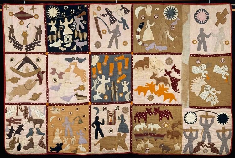 Harriet Powers Pictorial quilt Museum of Fine Arts Boston