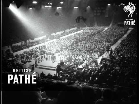 Harringay Arena Billy Graham Starts Crusade 1954 YouTube