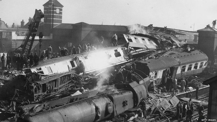 Harrow and Wealdstone rail crash BBC News In pictures Harrow and Wealdstone rail crash