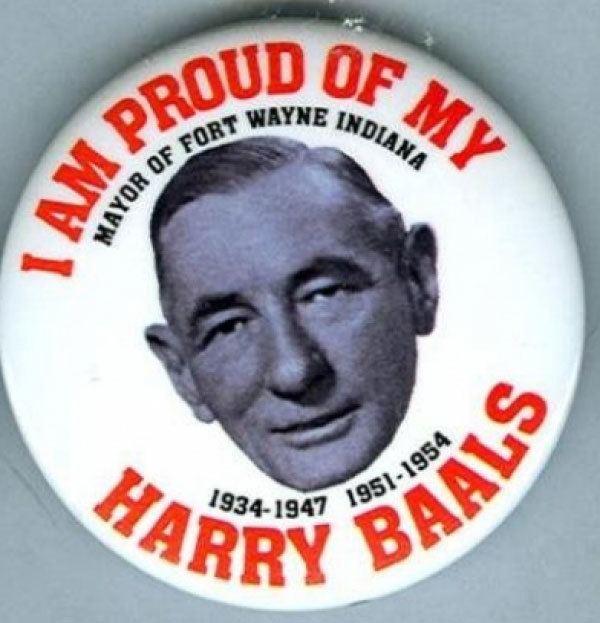 Harry Baals From the Annals of American Political History Harry Baals