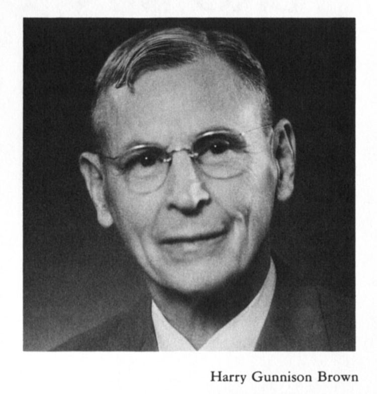 Harry Gunnison Brown Harry Gunnison Brown Wikipedia