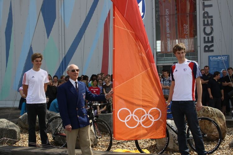 Harry Jackson (cyclist) Flying the flag with Olympian Calshot cycling coach Harry Jackson