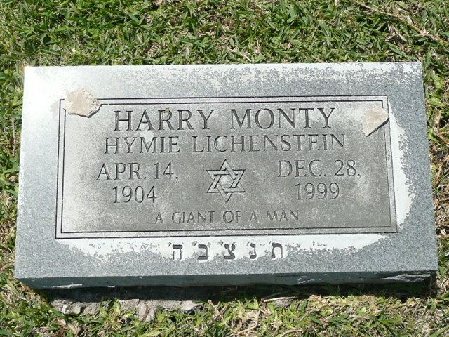 Harry Monty Harry Monty 1904 1999 Find A Grave Memorial