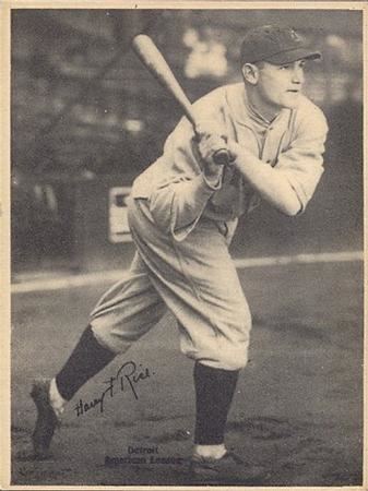 Harry Rice 1929 Kashin Publications 70 Harry Rice Front 1929 Baseball Cards