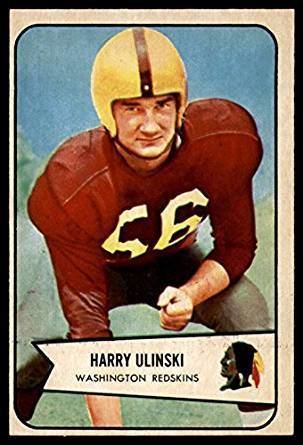 Harry Ulinski Amazoncom Football NFL 1954 Bowman 15 Harry Ulinski EXNM