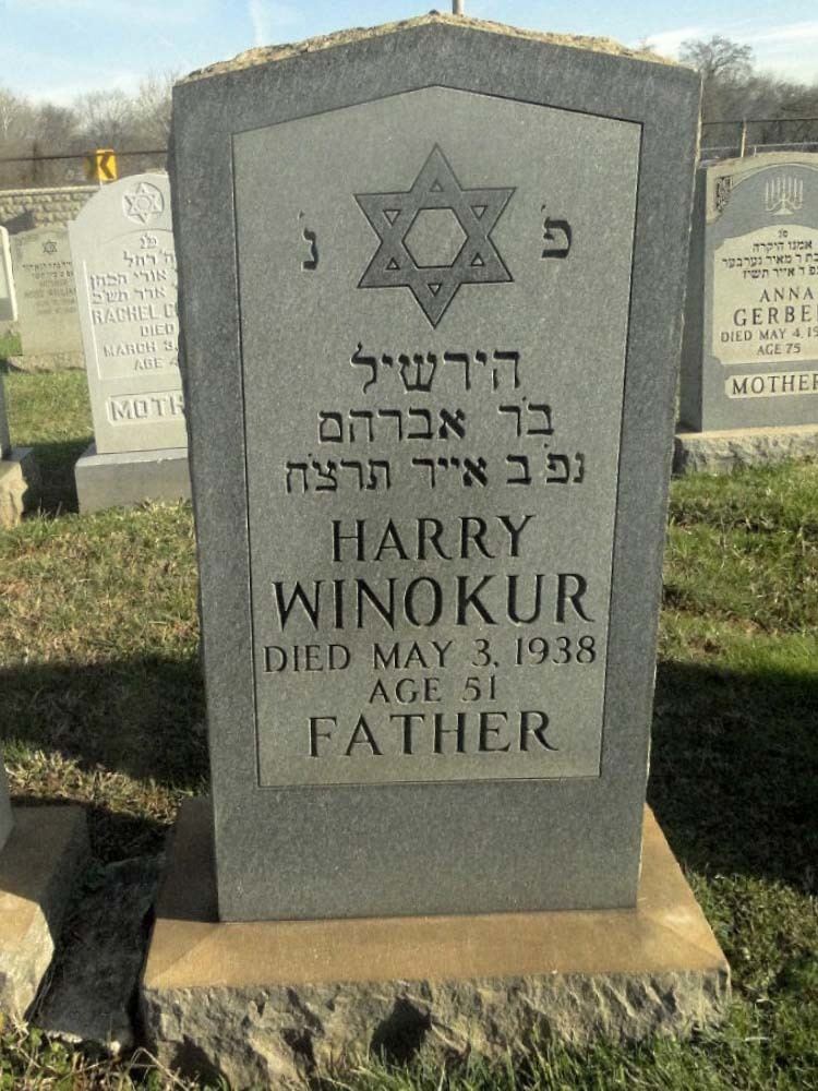 Harry Winokur Harry Winokur 1887 1938 Find A Grave Memorial