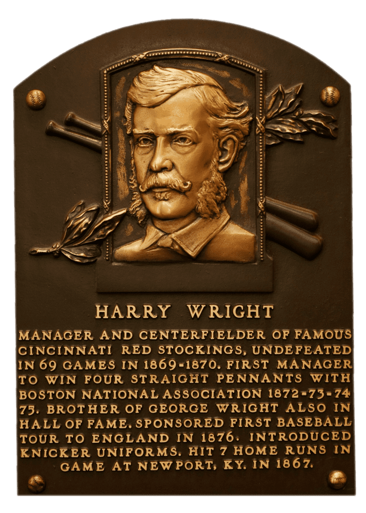 Harry Wright Wright Harry Baseball Hall of Fame