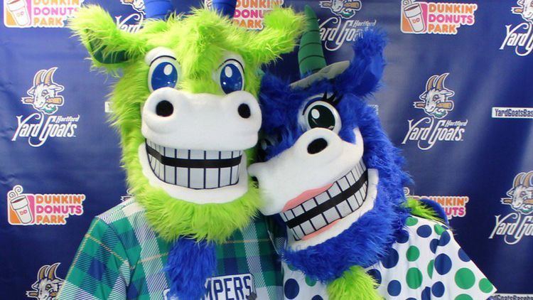 Hartford Yard Goats The Hartford Yard Goats have terrifying new mascots and it39s all our