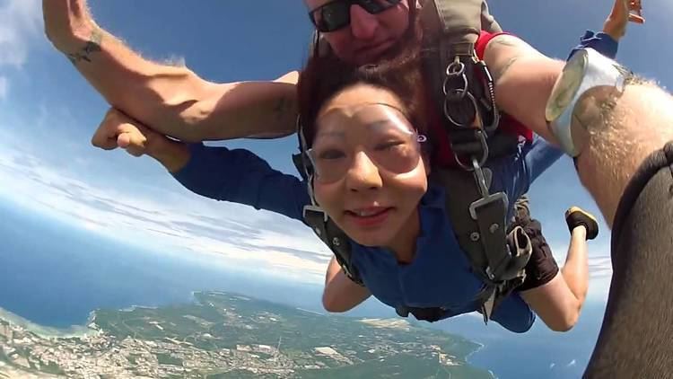 Haruko Okamoto Skydive Guam Haruko Okamoto YouTube