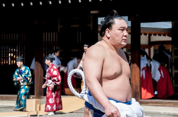 Harumafuji Kōhei Harumafuji Kohei Pictures Yasukuni Shrine Ceremonial Sumo Tournament